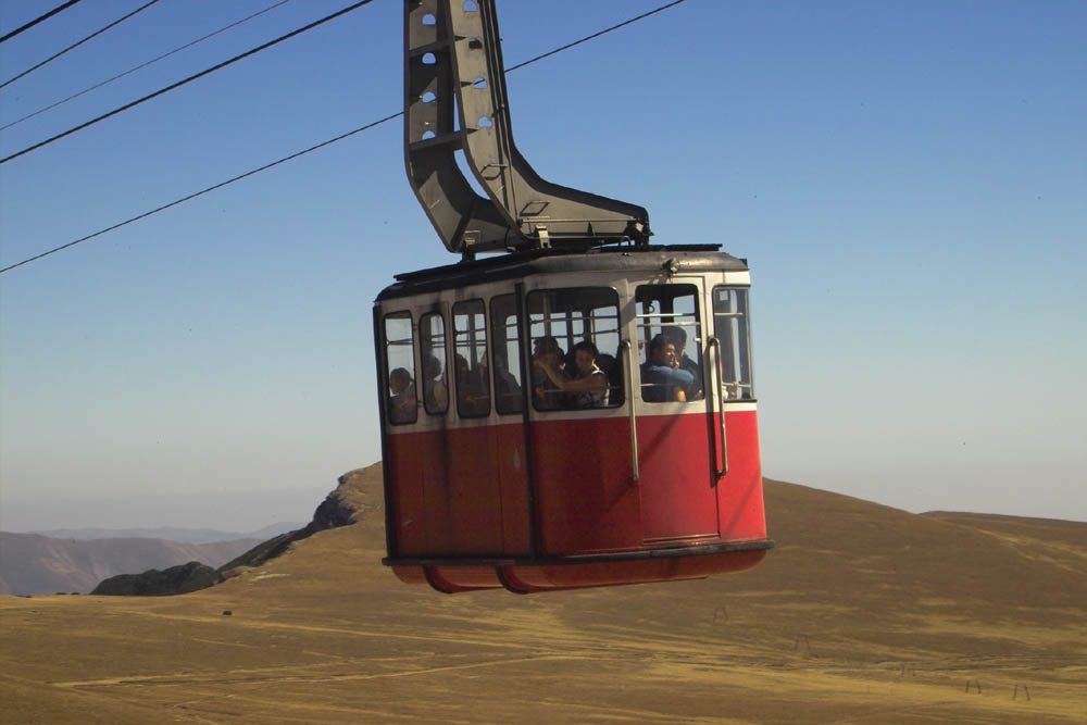 Seilbahn bei Busteni (Rumänien)