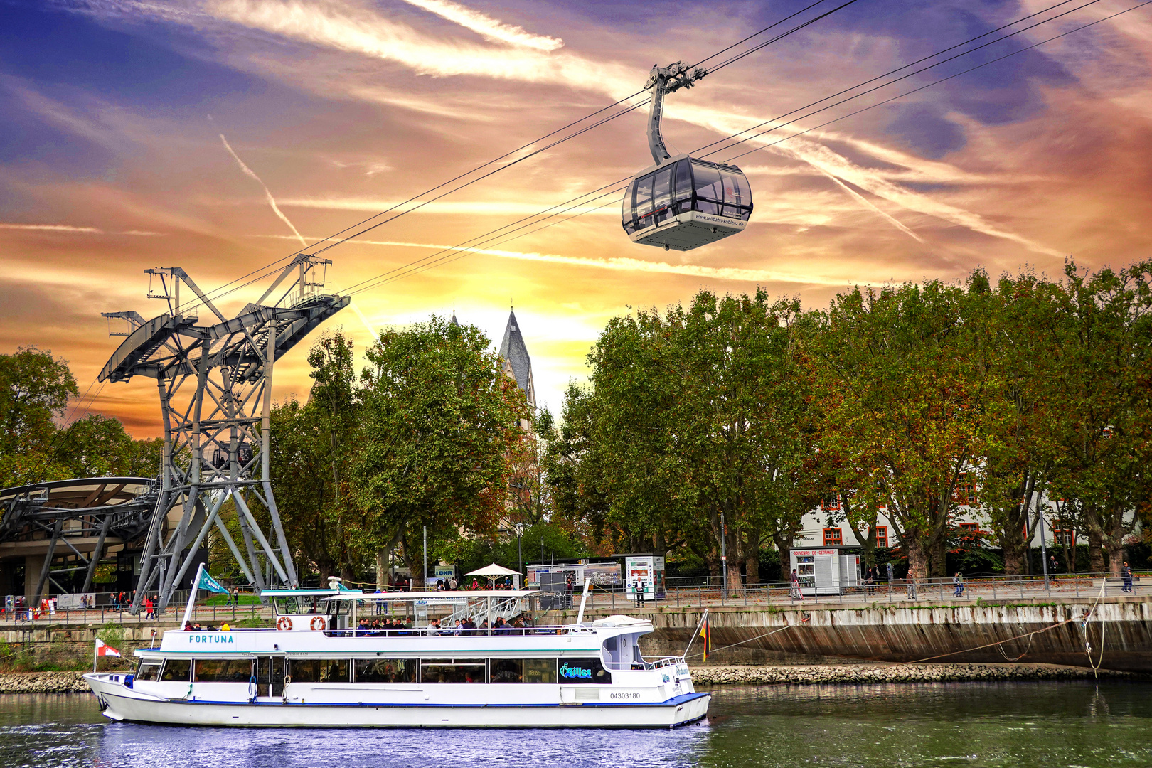 Seilbahn in Koblenz