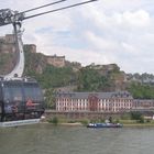 Seilbahn in Koblenz über den Rhein