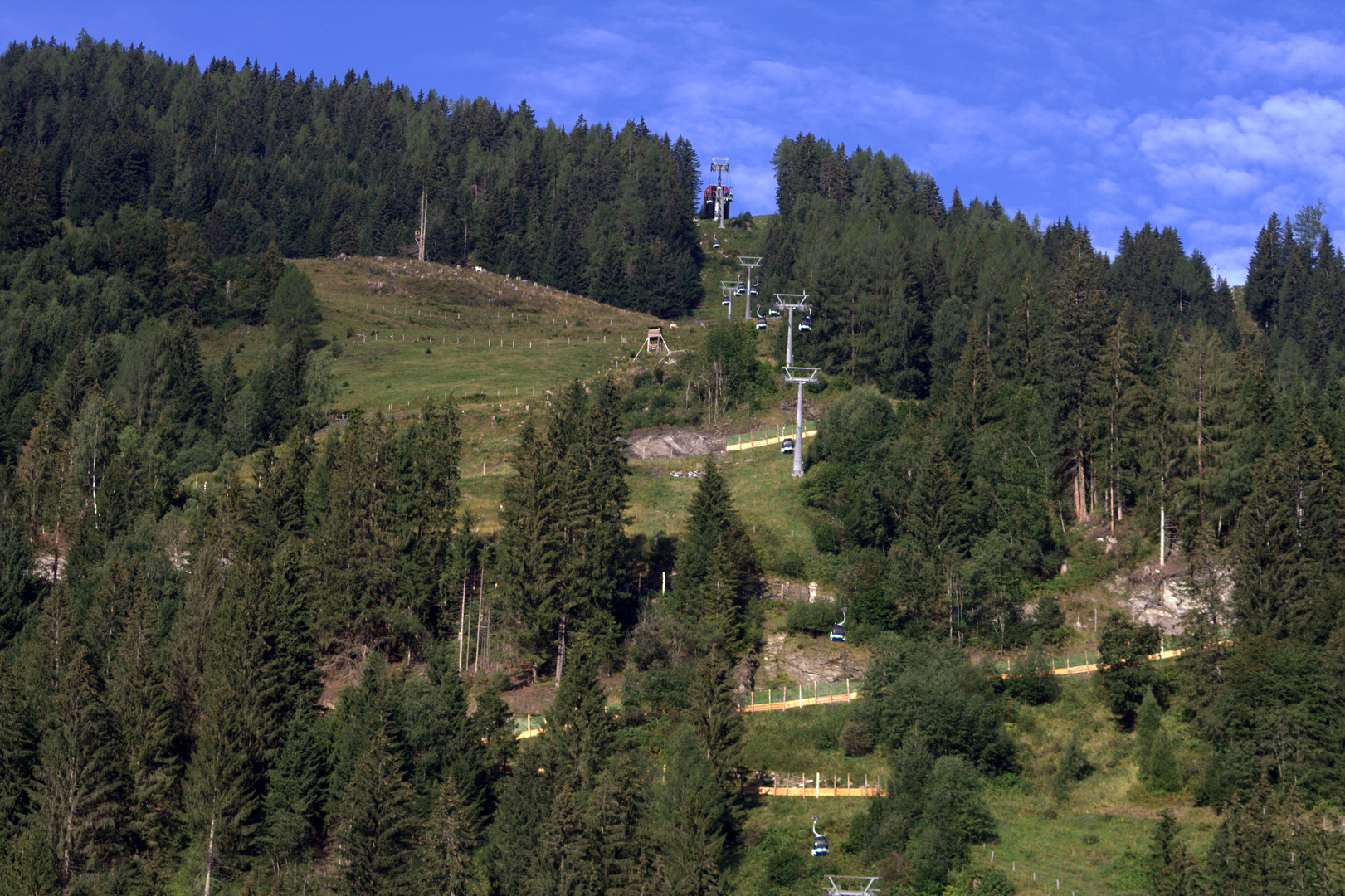 Seilbahn in Rauris zur Hochalm