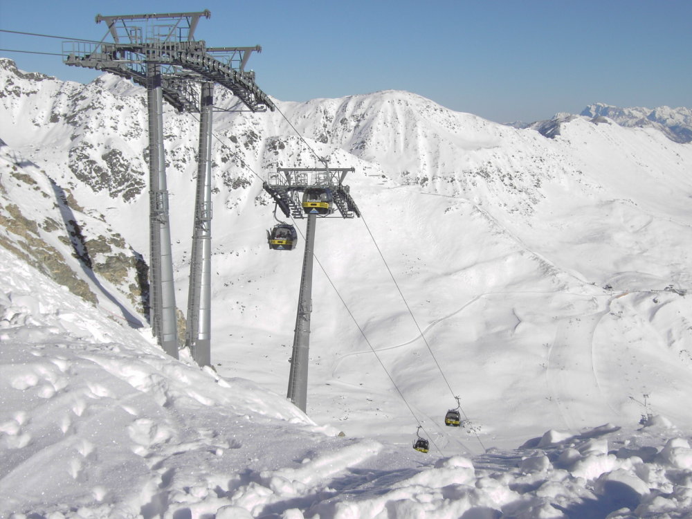 Seilbahn in Serfaus