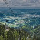 Seilbahn Schauinsland mit Windmühlen