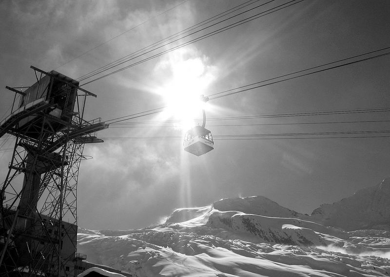 Seilbahn über Saas-Fee