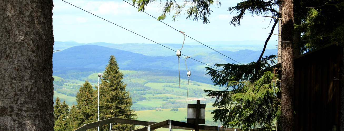 Seilbahn und Natur