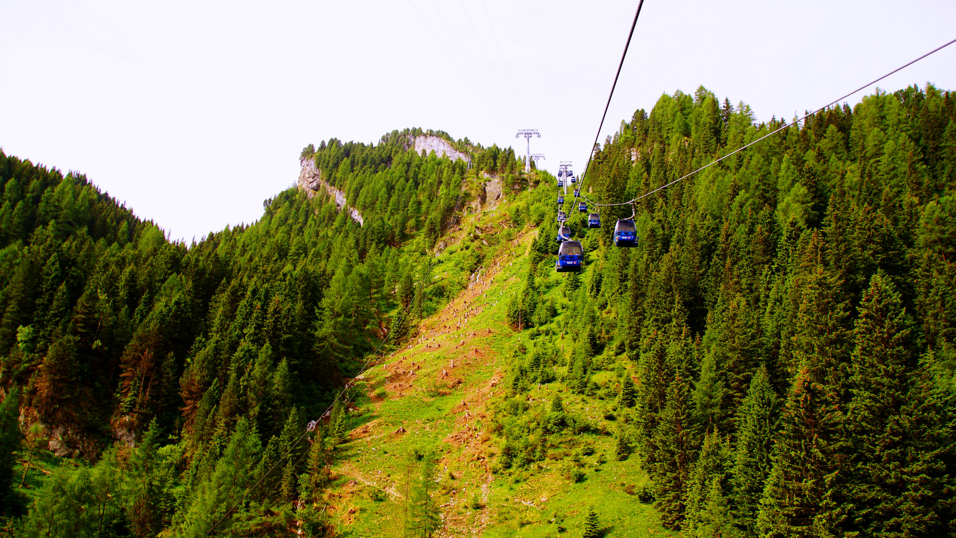 Seilbahn zum Hintertux Gletscher