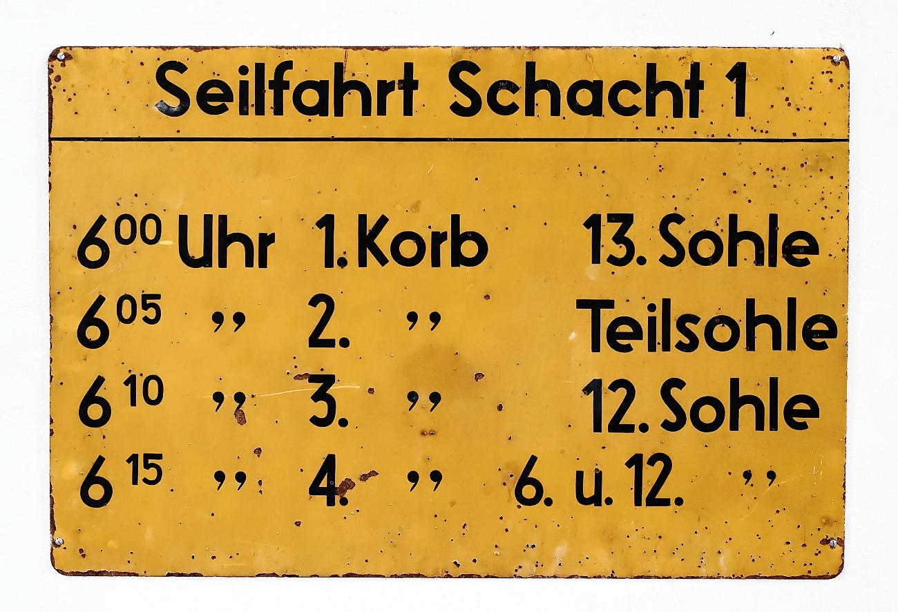 Seilfahrt Schacht 1