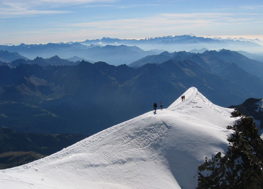 Seilschaften am Piz Palü