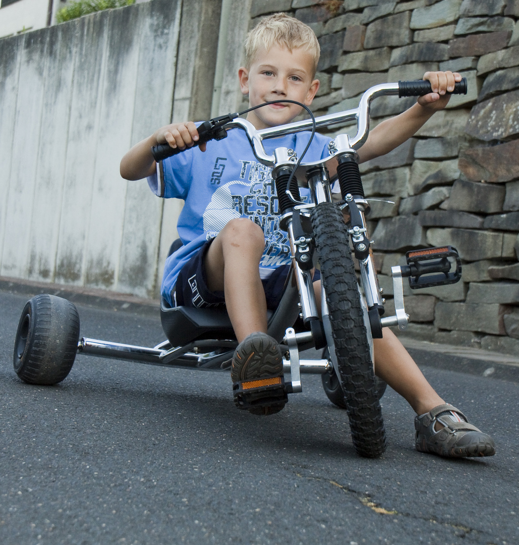 Sein erstes Trike...