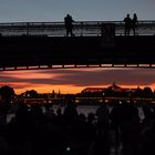 Seine-Brücken am Abend