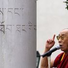 Seine Heiligkeit der 14. Dalai Lama in der Straße der Menschenrechte