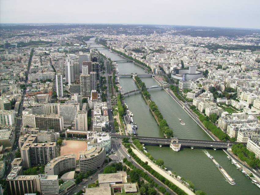 Seine River from the Eiffel Tower