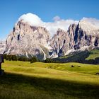 Seiser Alm - Blick auf den Langkofel