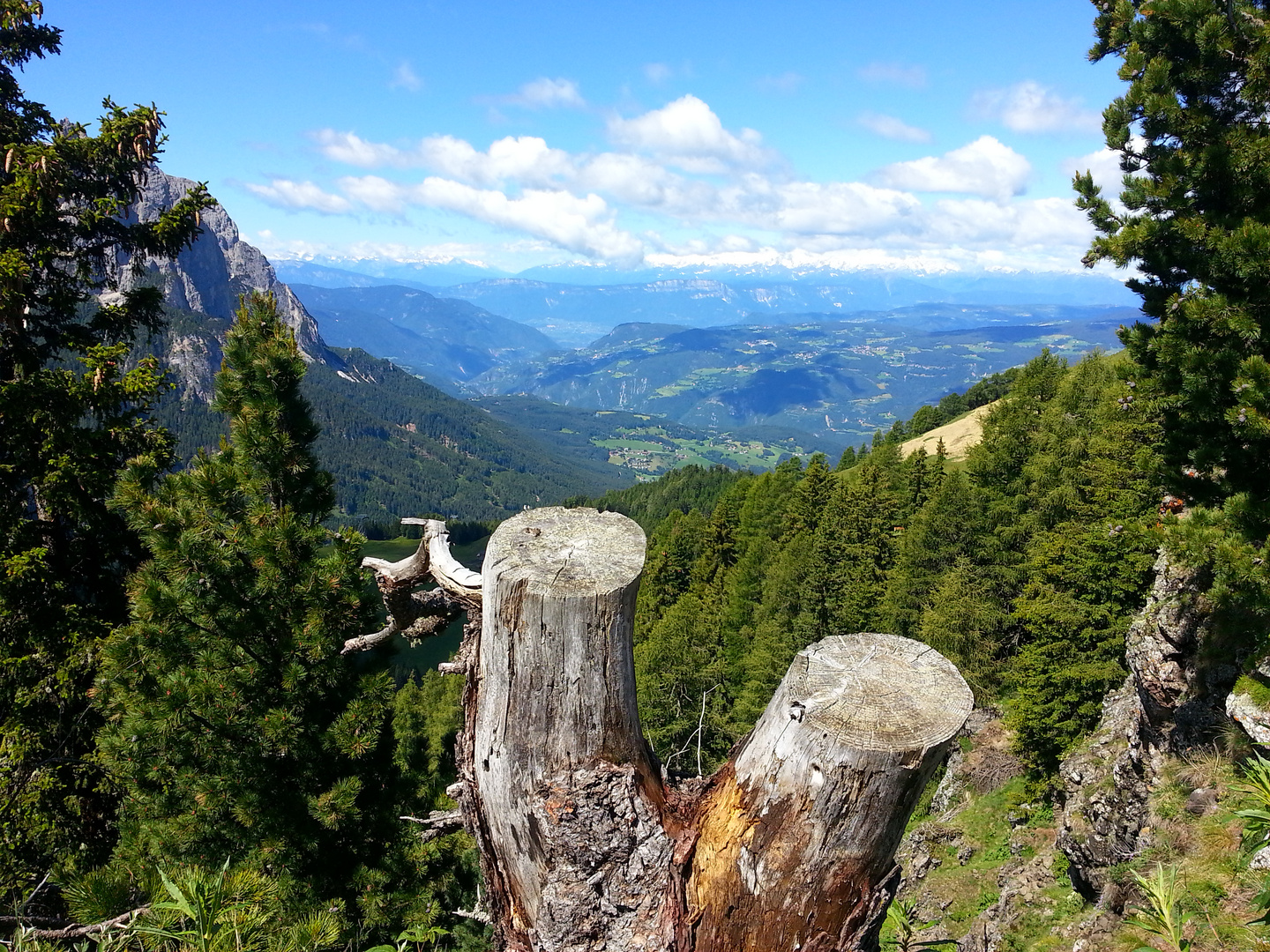 Seiser Alm - Blick nach Bozen