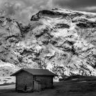 Seiser Alm- Hintergrund die Roßzähne