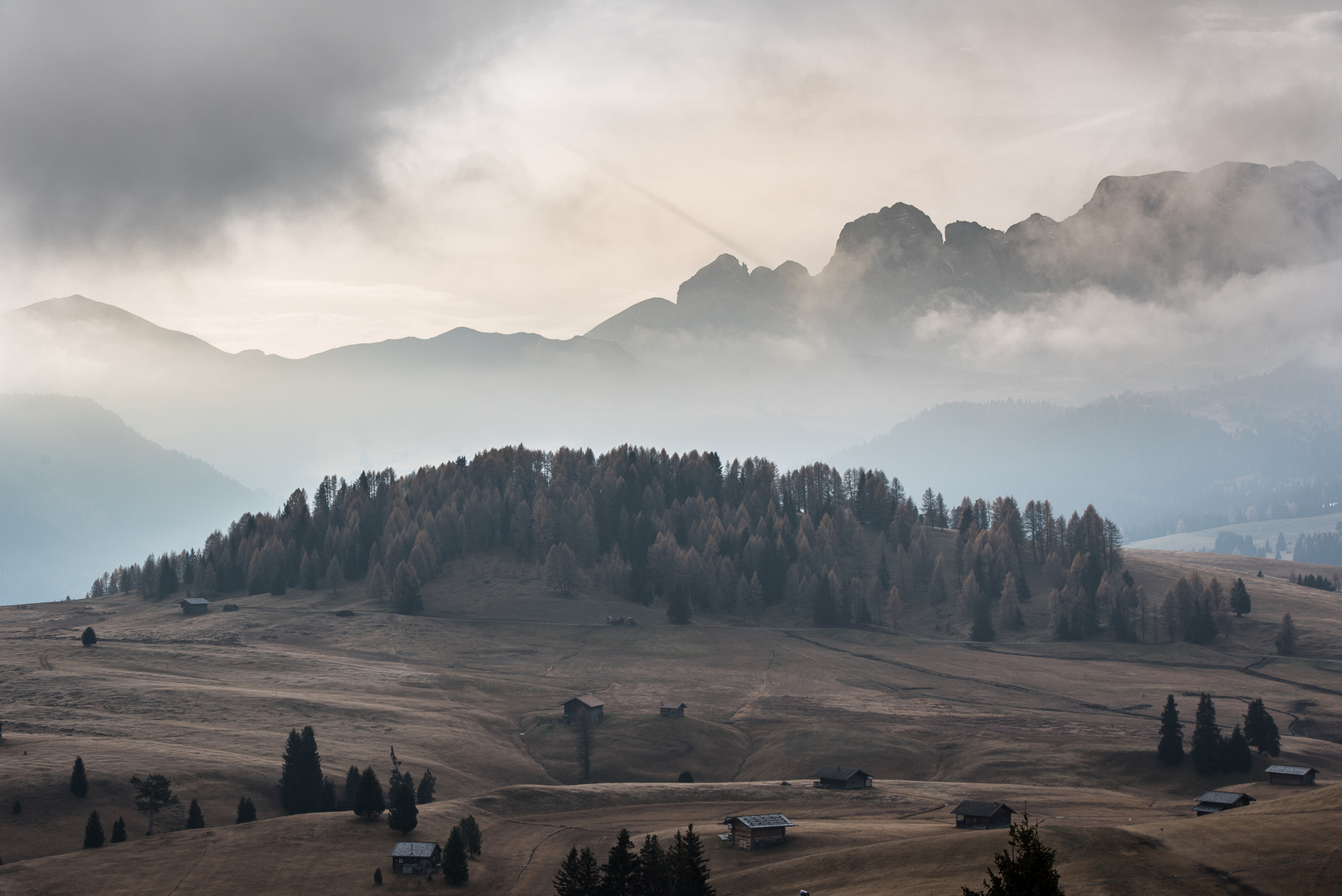 Seiser Alm  im Nebel I