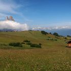 Seiser Alm mit Blick auf den Schlern