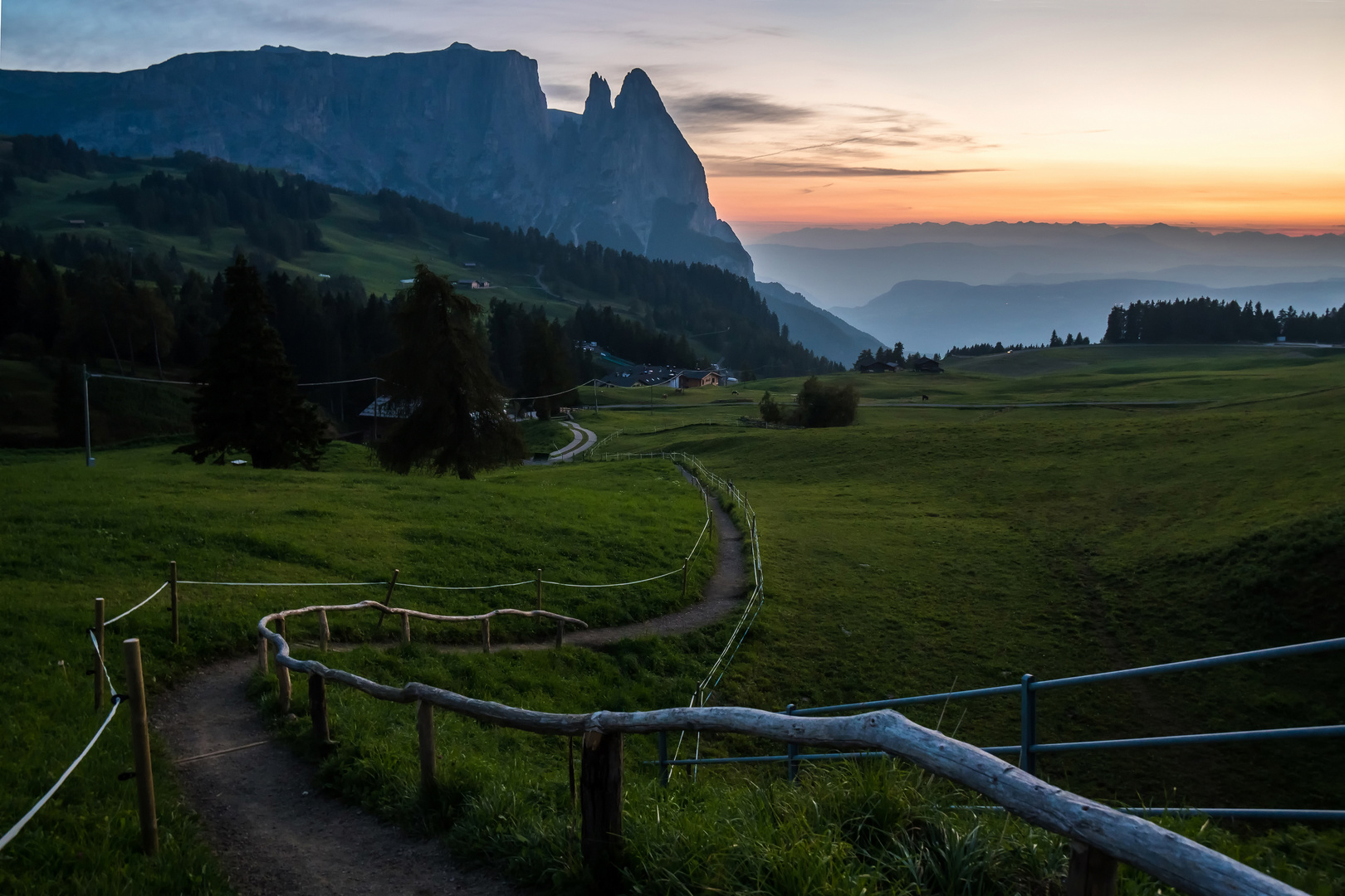 Seiser Alm mit Schlern