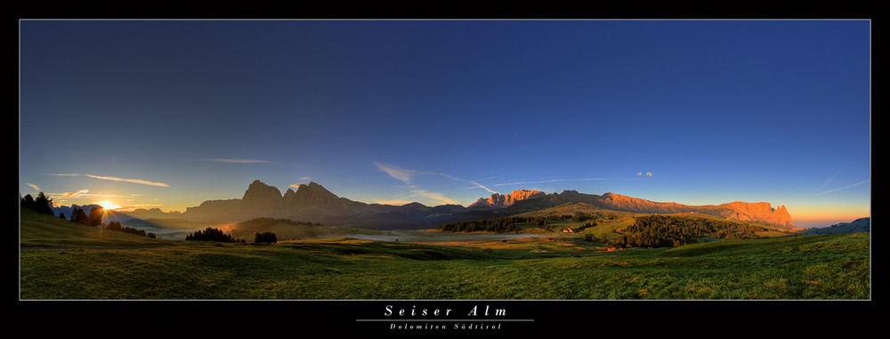 Seiser Alm Panorama reloaded