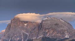 Seiser Alm,  Plattkofel und Langkofel 