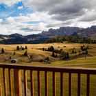 Seiser Alm vom Hotelbalkon