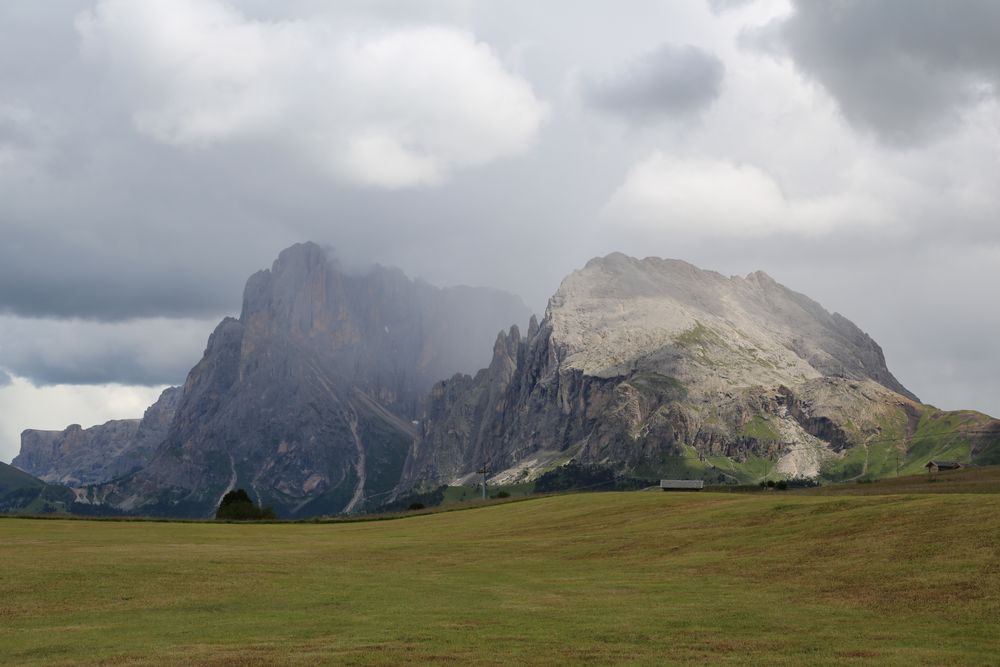 Seiseralm/ Langkofel und Plattkofel