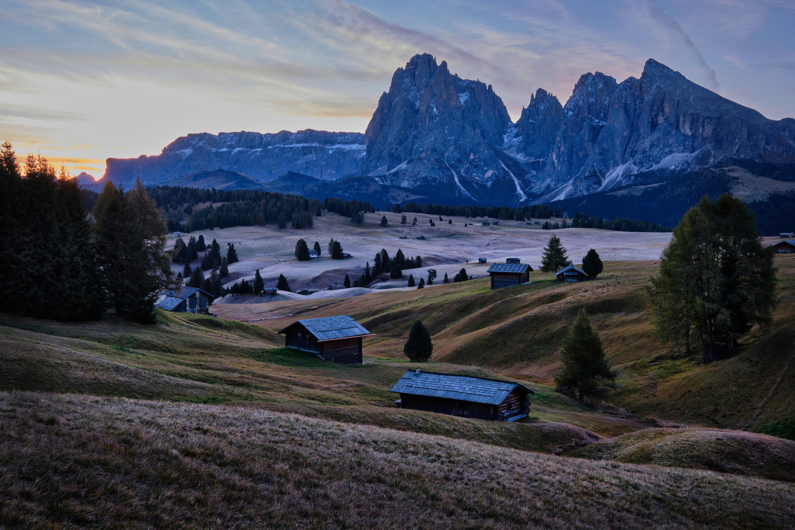 Seiseralm mit Langkofel