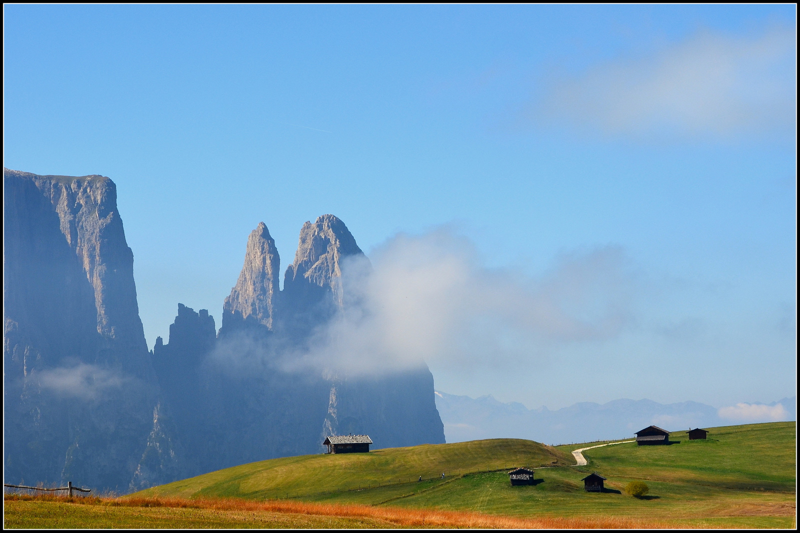 Seiseralm mit Sandner Spitze