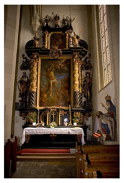 Seitenaltar in der Pfarrkirche KEFERMARKT/OÖ