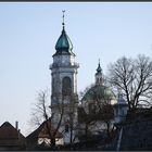 Seitenansicht der St. Ursen Kathedrale in Solothurn