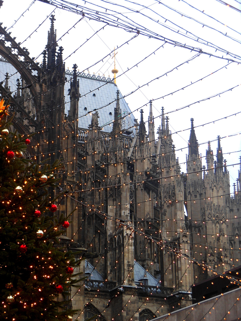 Seitenansicht Kölner Dom