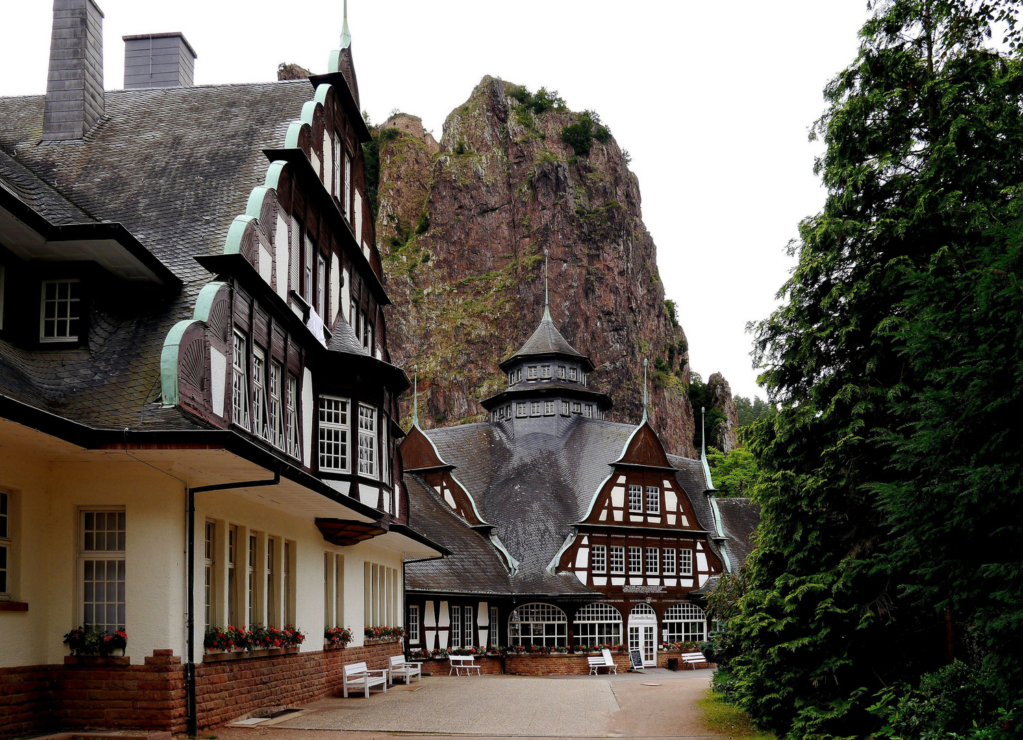 Seitenansicht Kurhaus in