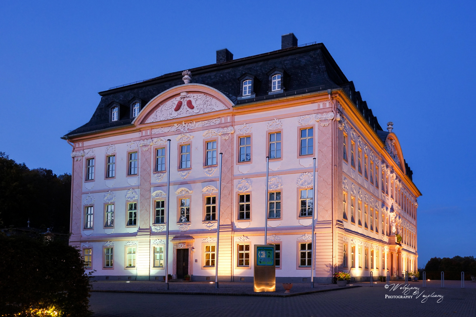 Seitenansicht vom Schloss Oppurg 