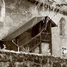 Seitenaufgang zur Kirche in Holzthaleben/Thür.