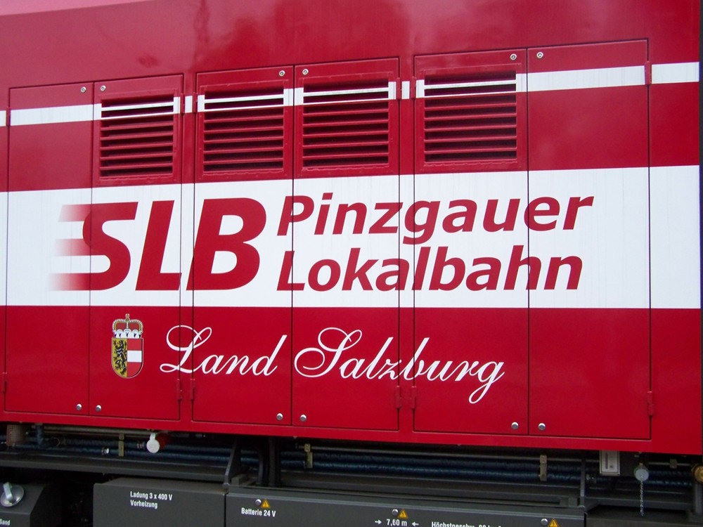 Seitenbeschriftung Pinzgaubahn