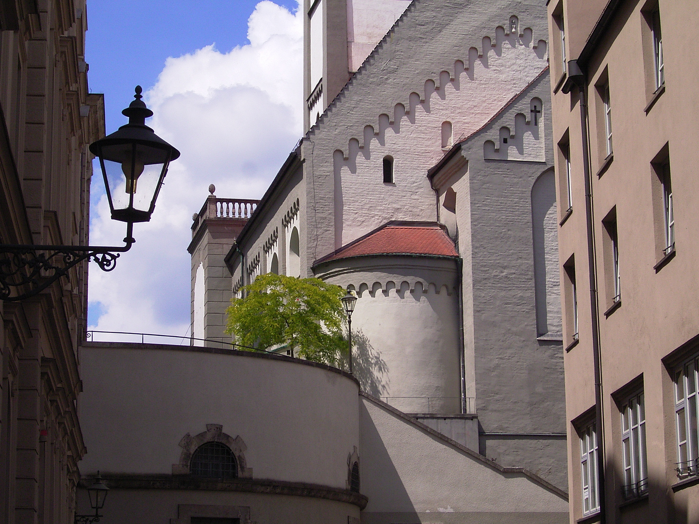 Seitengasse in Augsburg