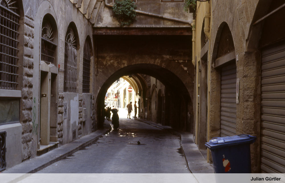 Seitengasse in Florenz