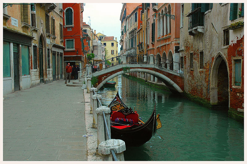 Seitenkanal in Venedig