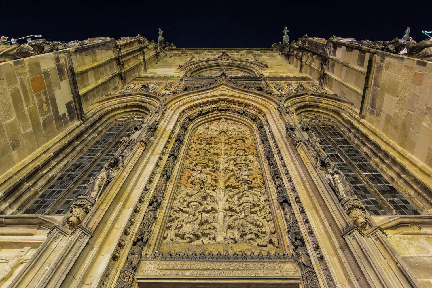 Seitenportal der Lambertikirche in Münster