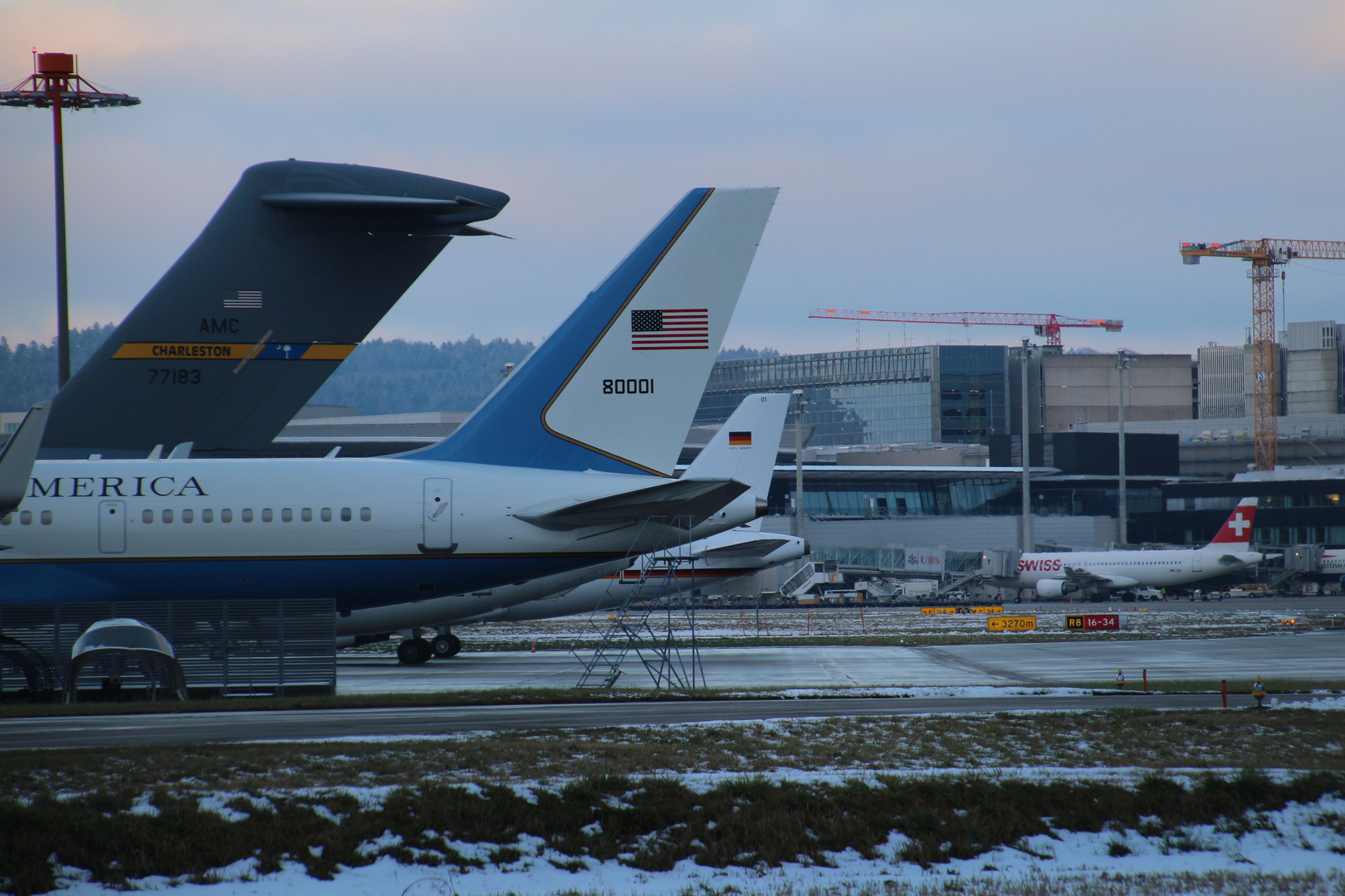 Seitenruder von Flugzegen