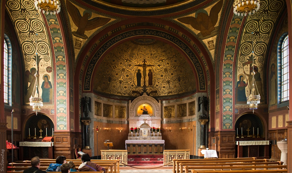 Seitenschiff. Klosterkirche Beuron