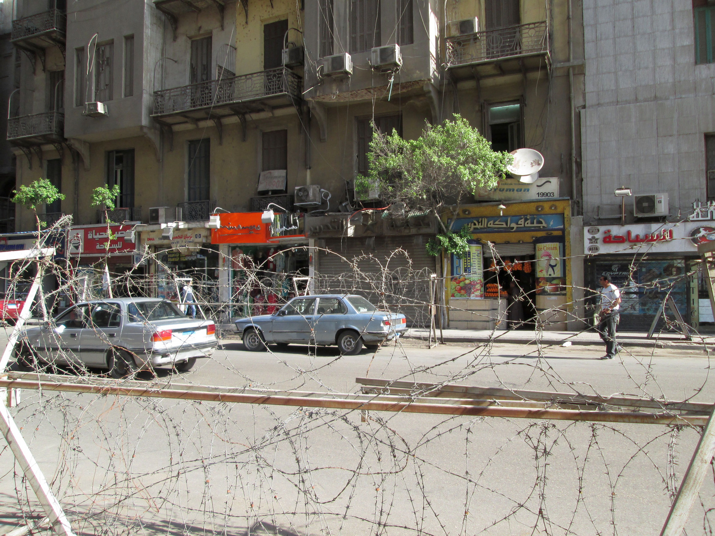 Seitenstraße des Tahrir Square