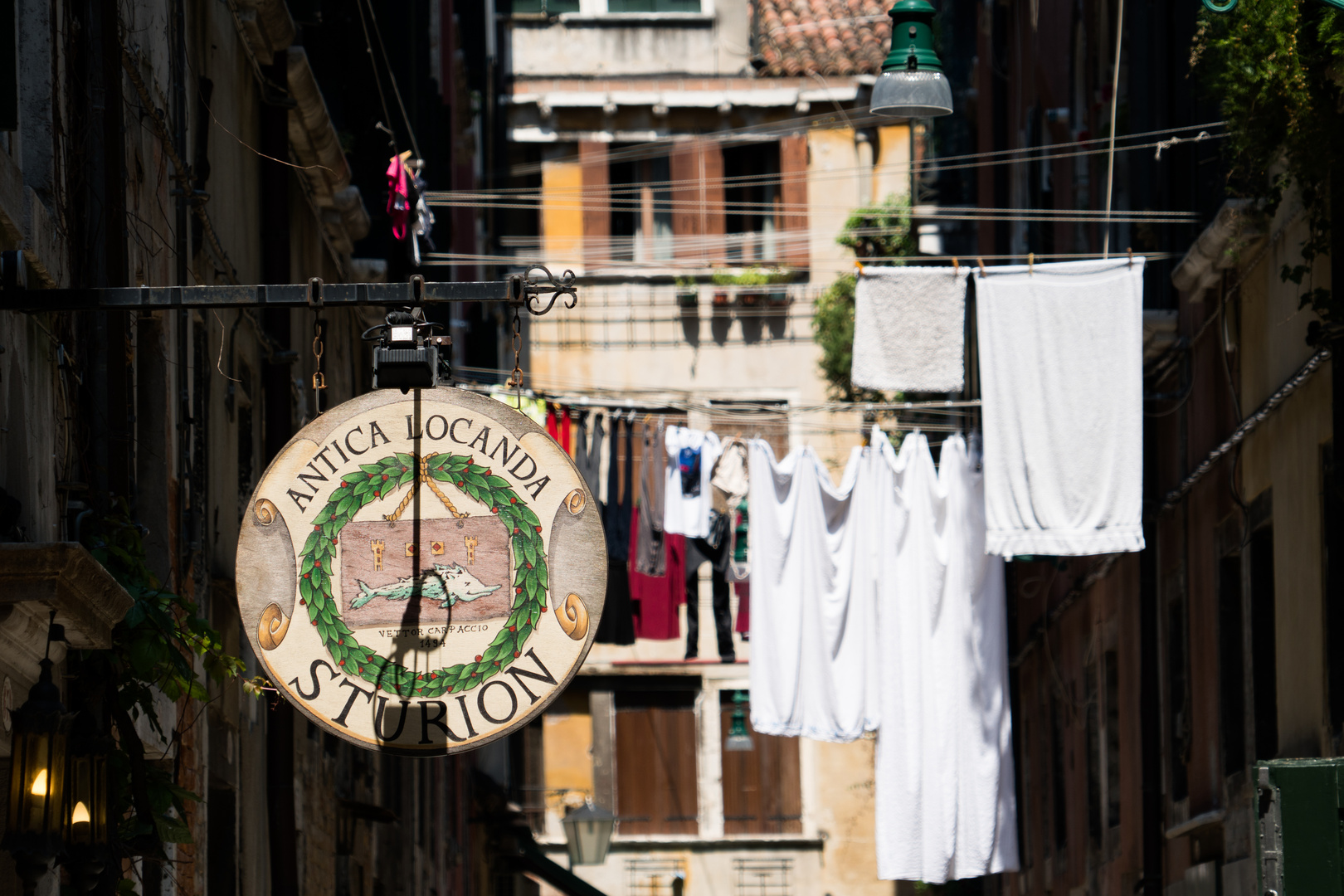 Seitenstraße in Venedig