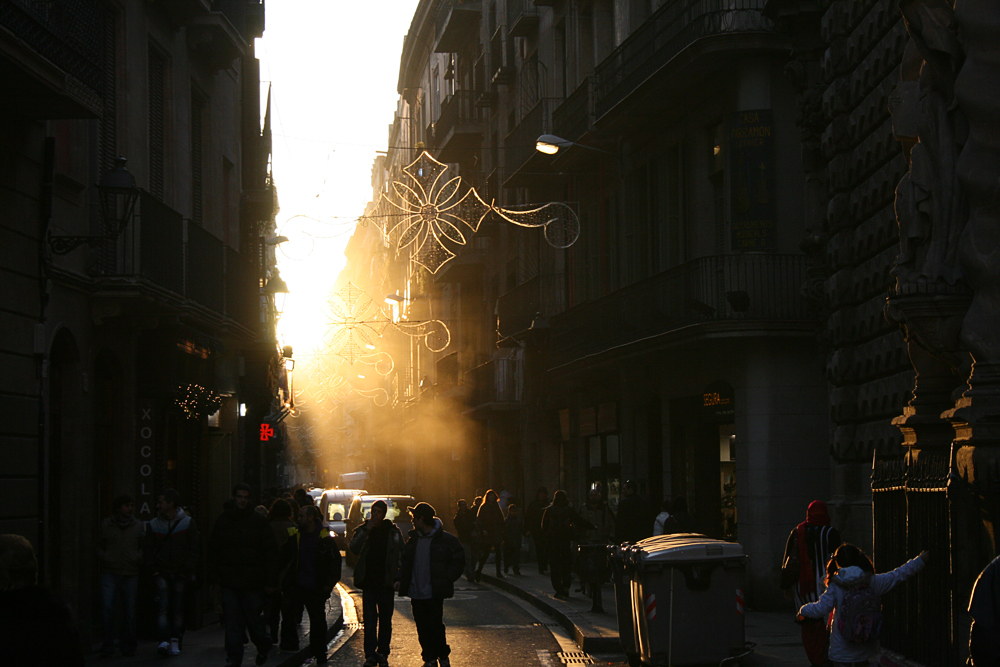 Seitenstraße Les Rambles