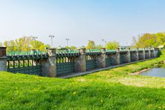 Seitlicher Blick aufs Pretziener Wehr