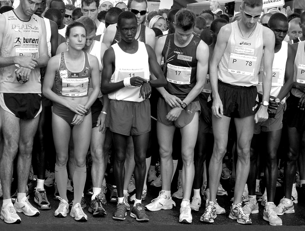 Sekunden vor dem Start