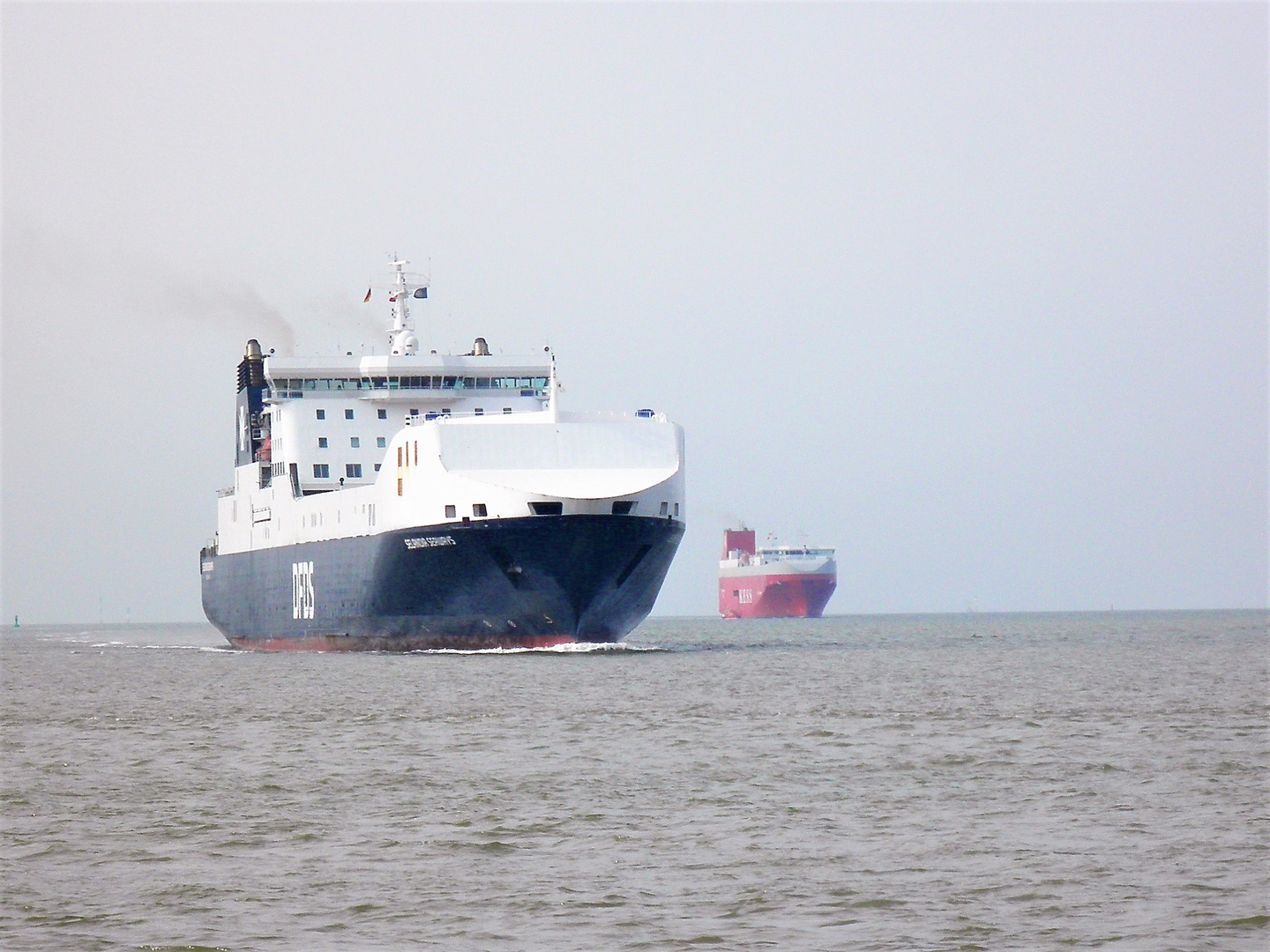 Selandia Seaways und Elbe Highway