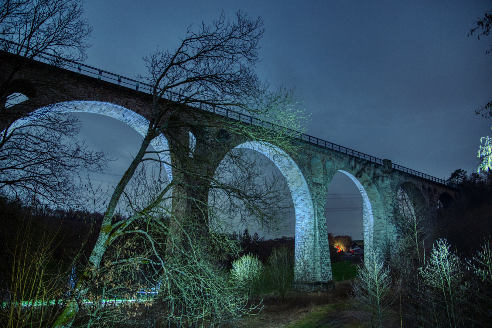 Selbacher Viadukt bei Waldeck.