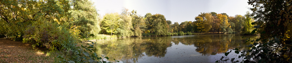 selber See in einem Panorama