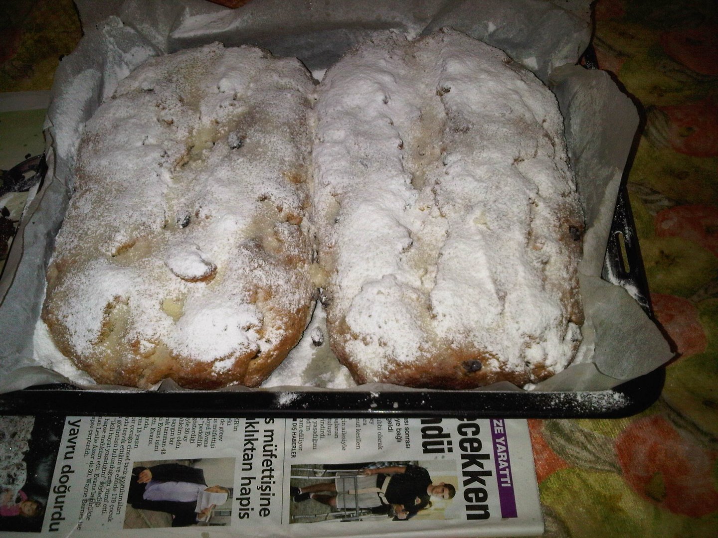 Selbsgemachte Christstollen, Istanbul, Weihnachten 2011