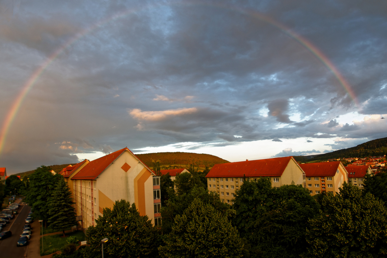 Selbst der Himmel feiert mit